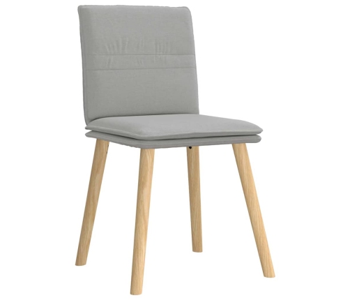 Virtuves Krēsli, 6 Gab., Mākonis Pelēks Audums Vidaxl