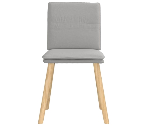Virtuves Krēsli, 6 Gab., Mākonis Pelēks Audums Vidaxl
