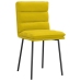 Virtuves Krēsli, 6 Gab., Dzeltens Samts Vidaxl