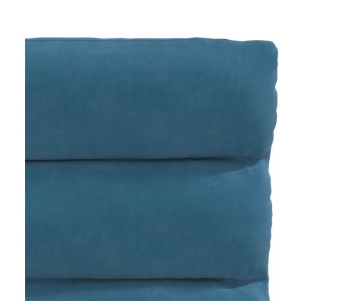 Virtuves Krēsli, 6 Gab., Zils Samts Vidaxl