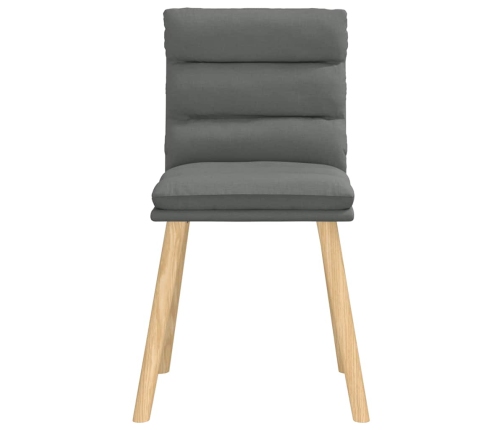 Virtuves Krēsli, 6 Gab., Tumši Pelēks Audums Vidaxl