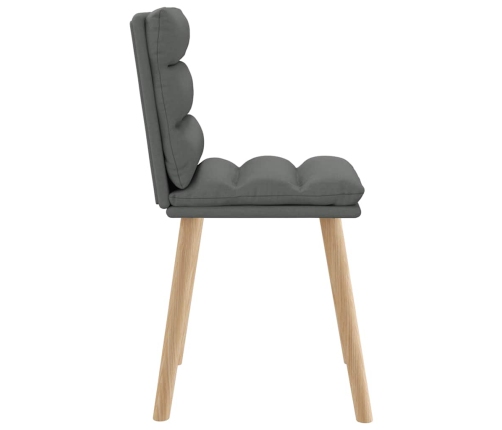 Virtuves Krēsli, 6 Gab., Tumši Pelēks Audums Vidaxl