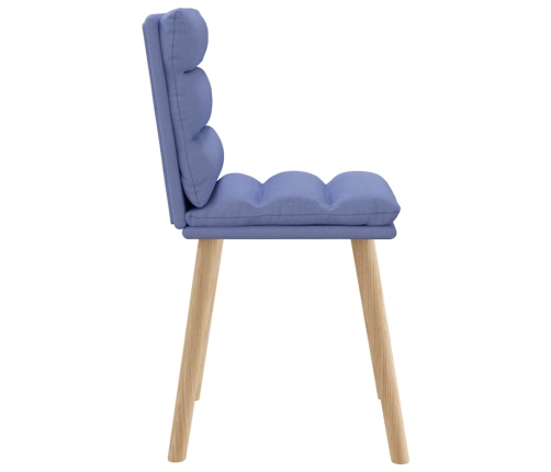 Virtuves Krēsli, 6 Gab., Džinsa Zils Audums Vidaxl