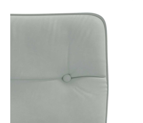 Virtuves Krēsli, 6 Gab., Gaiši Pelēks Samts Vidaxl