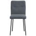 Virtuves Krēsli, 6 Gab., Tumši Pelēks Samts Vidaxl