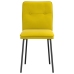 Virtuves Krēsli, 6 Gab., Dzeltens Samts Vidaxl