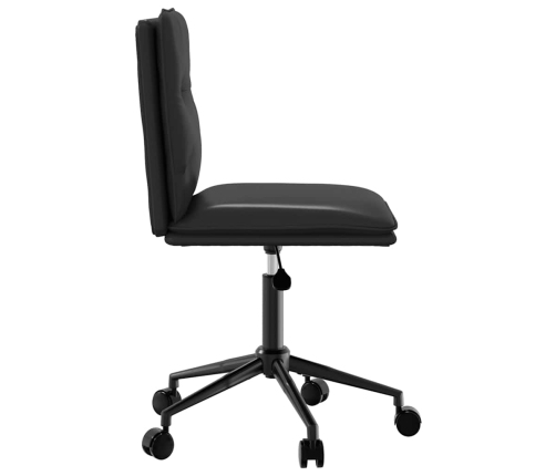 Virtuves Krēsli, 4 Gab., Melna Mākslīgā Āda Vidaxl