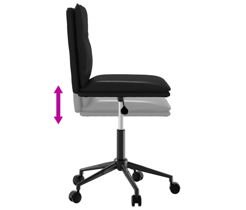 Virtuves Krēsli, 4 Gab., Melna Mākslīgā Āda Vidaxl