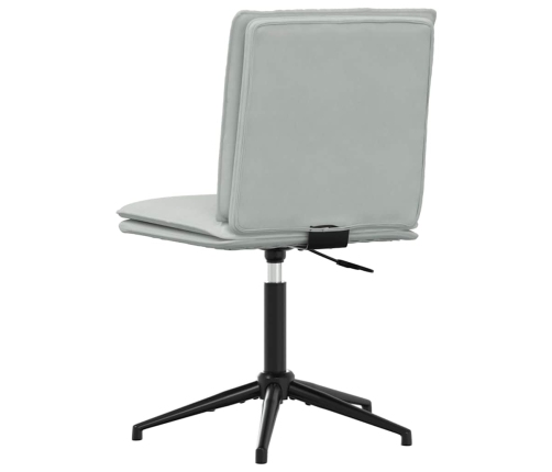 Virtuves Krēsli, 6 Gab., Gaiši Pelēks Samts Vidaxl