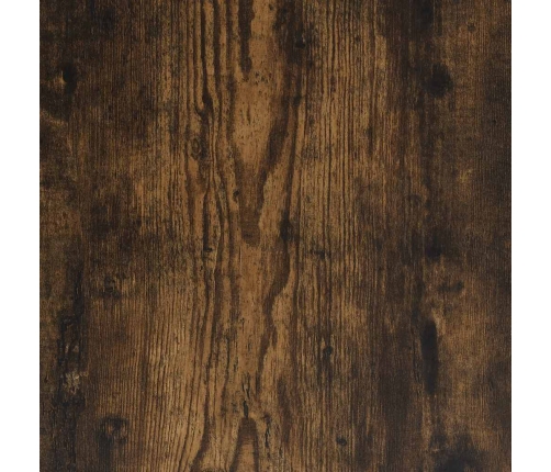 vidaXL naktsskapītis ar 2 atvilktnēm kūpināts ozols 36x36x68 cm