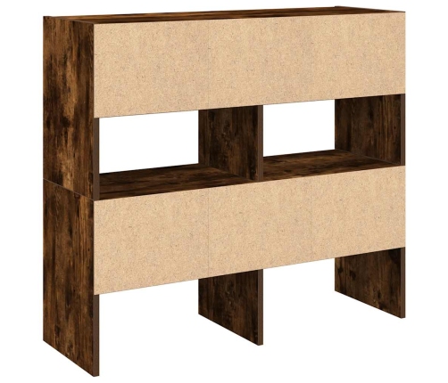 vidaXL apavu plaukti 2 gab sakraujami ozola krāsā 89,5x30x40 cm