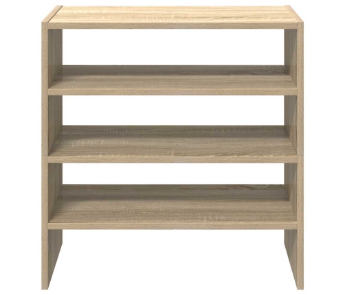 vidaXL apavu plaukti 2 gab sakraujami ozola krāsa 60x30x30,5 cm