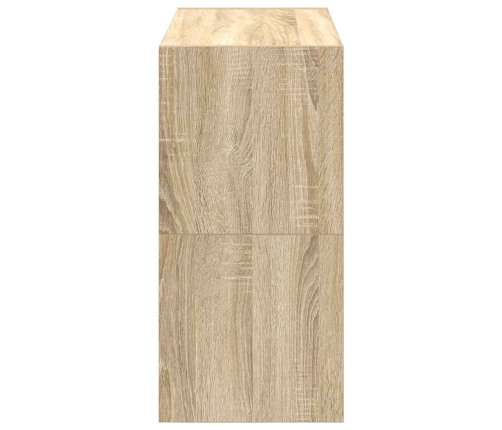 vidaXL apavu plaukti 2 gab sakraujami ozola krāsa 60x30x30,5 cm