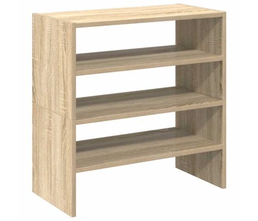 vidaXL apavu plaukti 2 gab sakraujami ozola krāsa 60x30x30,5 cm