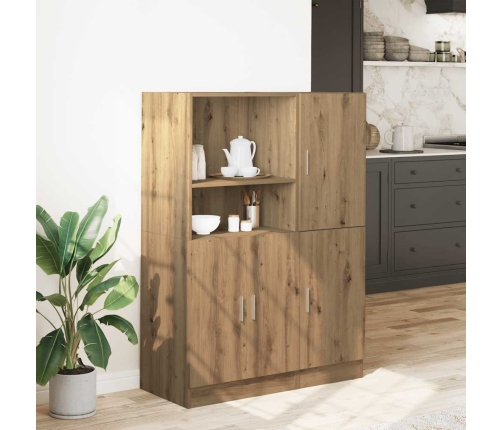 vidaXL 2-daļīgs virtuves skapīšu komplekts, inženierijas koks