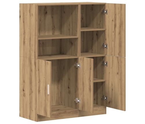 vidaXL 2-daļīgs virtuves skapīšu komplekts, inženierijas koks