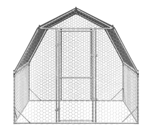 Vistas Skrējiens Ar Jumtu 2,5X2X2,25 M Cinkots Tērauds Vidaxl