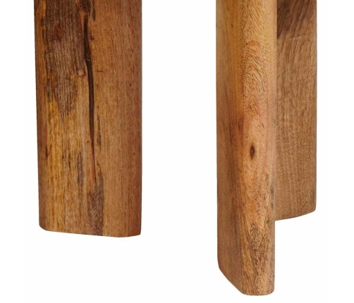 Viens Zem Otra Novietojami Galdi 2 Pcs Brūna Cieta Mango Koksne Vidaxl