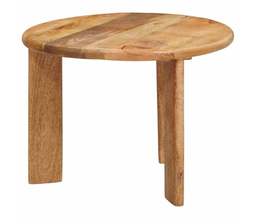 Viens Zem Otra Novietojami Galdi 2 Pcs Brūna Cieta Mango Koksne Vidaxl