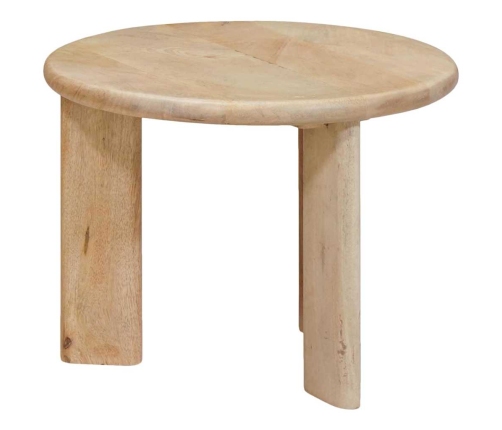 Viens Zem Otra Novietojami Galdi 2 Pcs Melna Cieta Mango Koksne Vidaxl