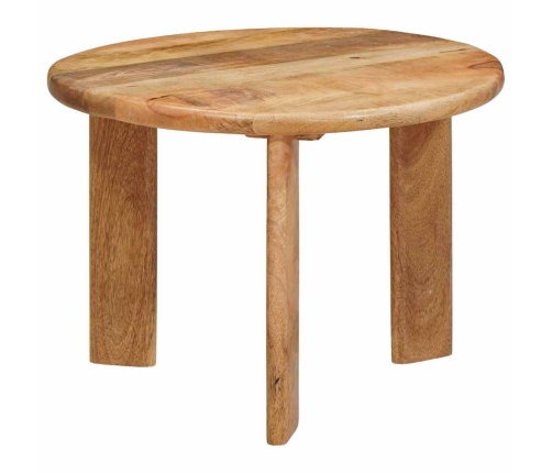 Viens Zem Otra Novietojami Galdi 3 Pcs Brūna Cieta Mango Koksne Vidaxl