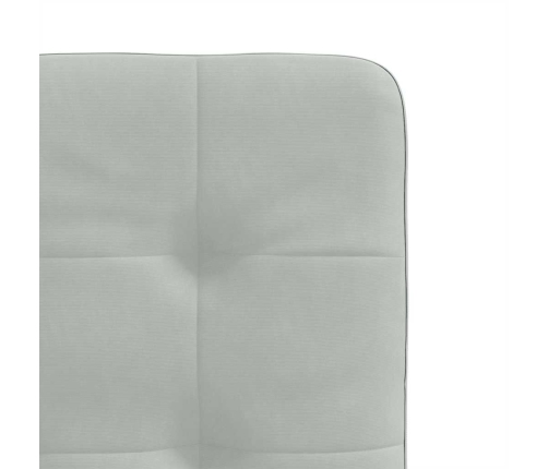 Virtuves Krēsli, 2 Gab., Gaiši Pelēks Samts Vidaxl