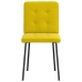 Virtuves Krēsli, 2 Gab., Dzeltens Samts Vidaxl