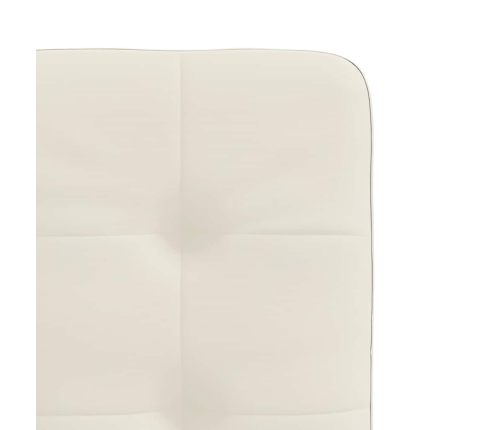 Virtuves Krēsli, 2 Gab., Krēmkrāsas Samts Vidaxl