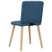 Virtuves Krēsli, 2 Gab., Zils Audums Vidaxl