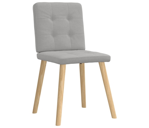 Virtuves Krēsli, 2 Gab., Mākonis Pelēks Audums Vidaxl