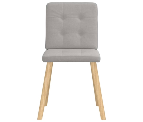 Virtuves Krēsli, 2 Gab., Mākonis Pelēks Audums Vidaxl