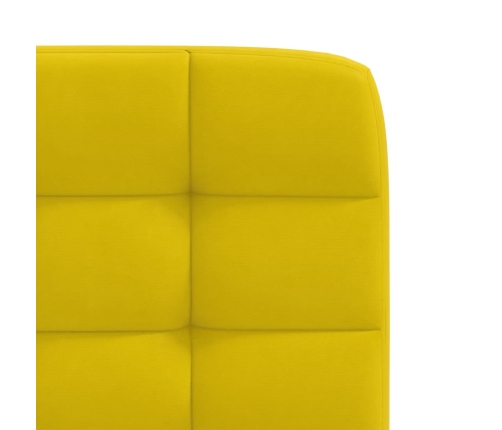 Virtuves Krēsli, 2 Gab., Dzeltens Samts Vidaxl