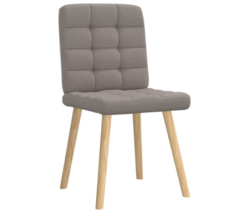 Virtuves Krēsli, 2 Gab., Pelēkbrūns Audums Vidaxl