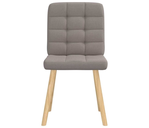 Virtuves Krēsli, 2 Gab., Pelēkbrūns Audums Vidaxl