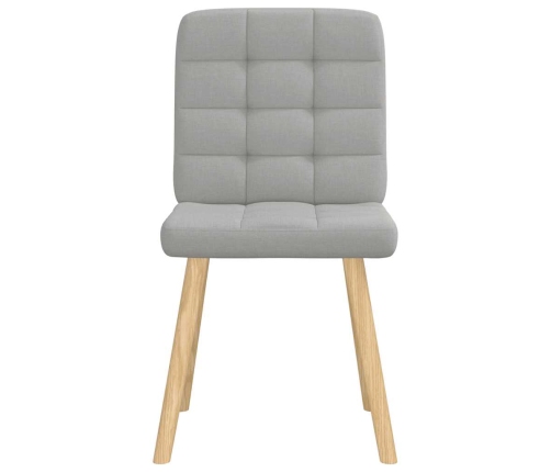 Virtuves Krēsli, 2 Gab., Mākonis Pelēks Audums Vidaxl