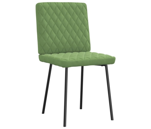 Virtuves Krēsli, 2 Gab., Gaiši Zaļš Samts Vidaxl