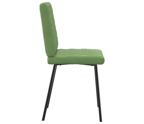 Virtuves Krēsli, 2 Gab., Gaiši Zaļš Samts Vidaxl