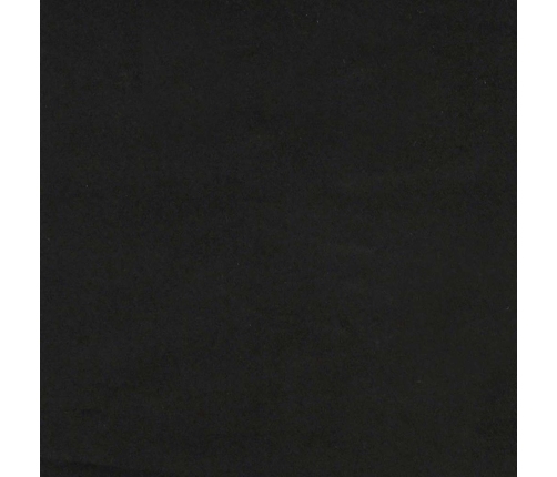 Virtuves Krēsli, 2 Gab., Melns Samts Vidaxl