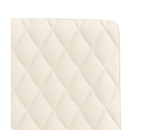 Virtuves Krēsli, 2 Gab., Krēmkrāsas Samts Vidaxl