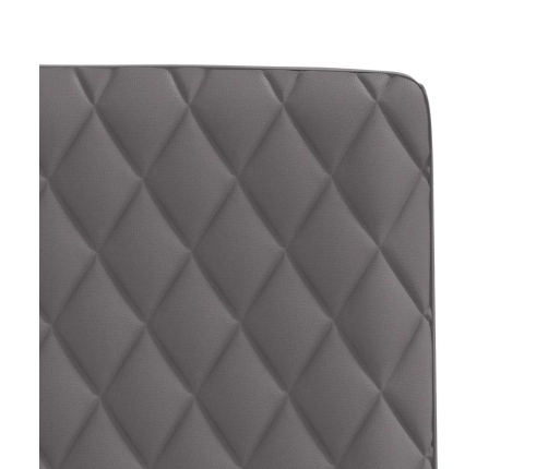 Virtuves Krēsli, 2 Gab., Pelēka Mākslīgā Āda Vidaxl