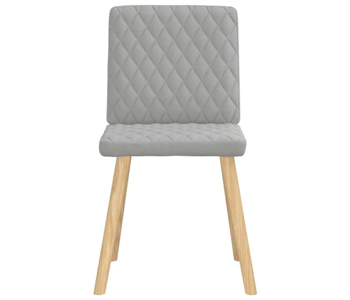 Virtuves Krēsli, 2 Gab., Mākonis Pelēks Audums Vidaxl