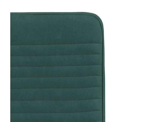 Virtuves Krēsli, 2 Gab., Tumši Zaļš Samts Vidaxl