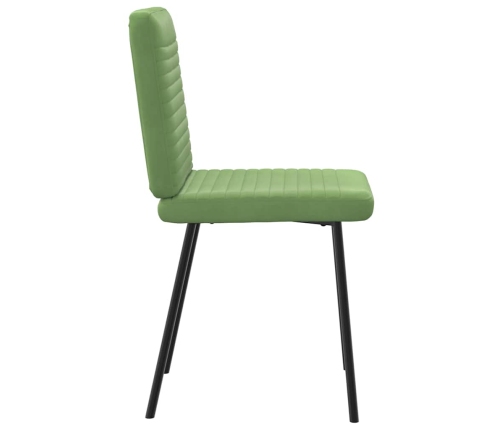 Virtuves Krēsli, 2 Gab., Gaiši Zaļš Samts Vidaxl