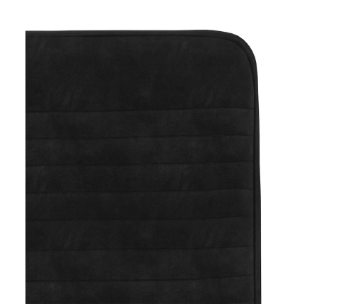 Virtuves Krēsli, 2 Gab., Melns Samts Vidaxl