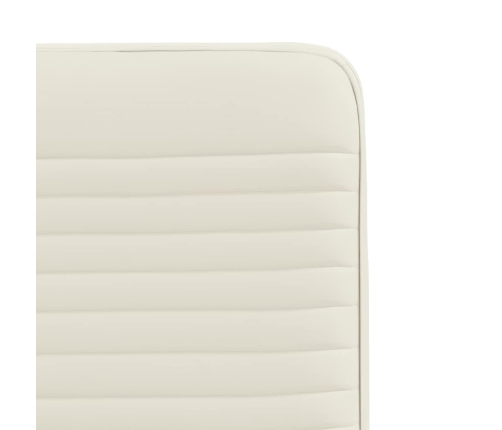 Virtuves Krēsli, 2 Gab., Krēmkrāsas Samts Vidaxl