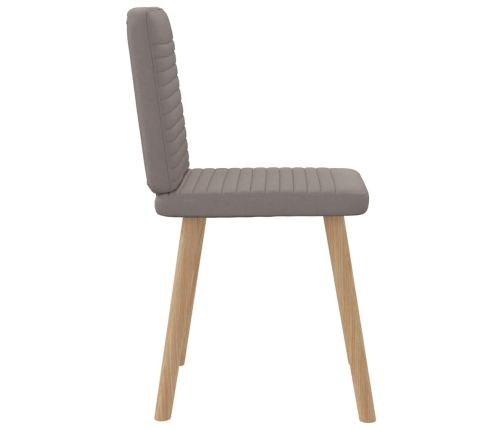 Virtuves Krēsli, 2 Gab., Pelēkbrūns Audums Vidaxl