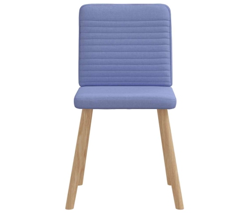 Virtuves Krēsli, 2 Gab., Džinsa Zils Audums Vidaxl