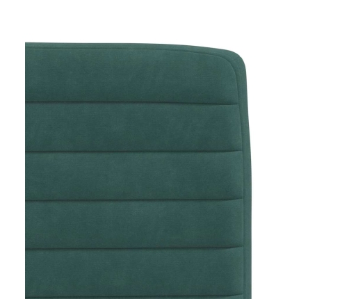 Virtuves Krēsli, 2 Gab., Tumši Zaļš Samts Vidaxl