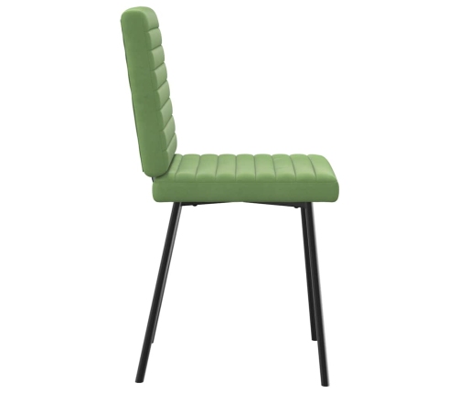 Virtuves Krēsli, 2 Gab., Gaiši Zaļš Samts Vidaxl