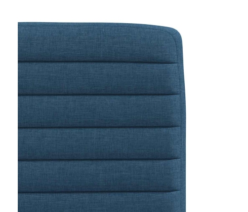 Virtuves Krēsli, 2 Gab., Zils Audums Vidaxl